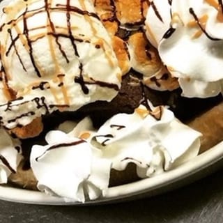 Brownie Banana Split Sunday