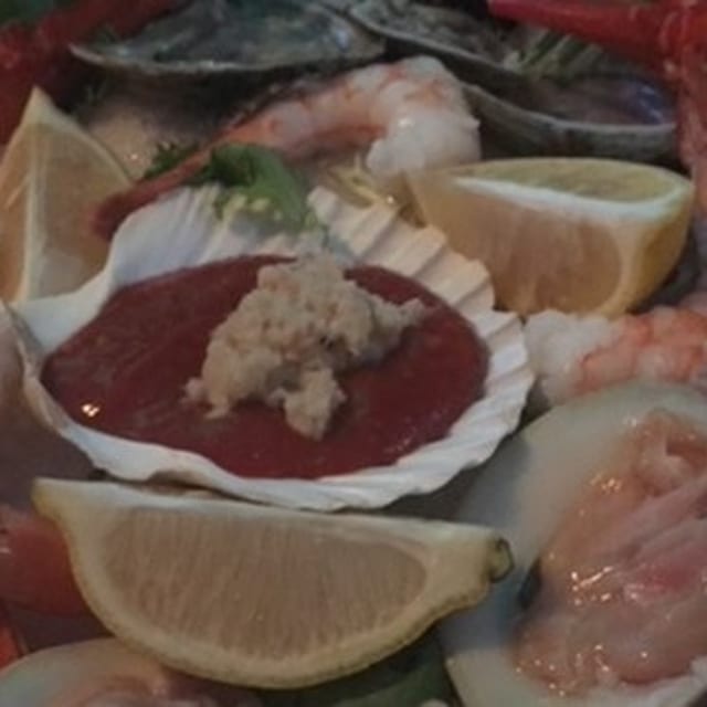 Top Neck Clams on ½ Shell.