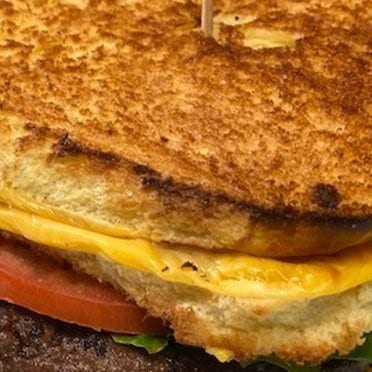 Double Grilled Cheese Burger.