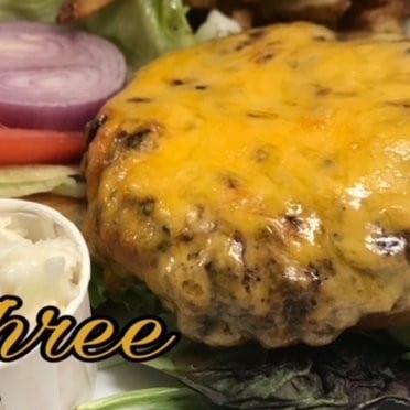 The 3 Cheese Burger.
