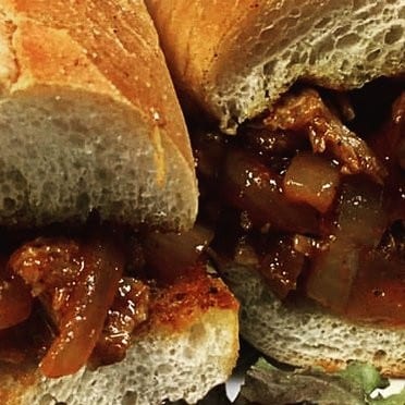 BBQ Pulled Pork Sandwich.