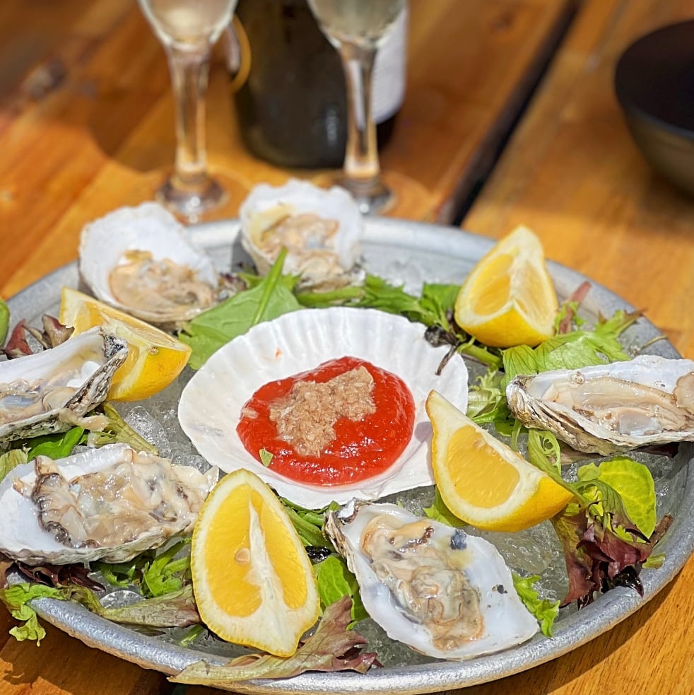 Blue Point Oysters ½ Dozen.
