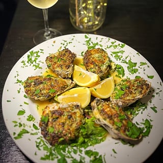 Oysters Rockefella (½ dozen)