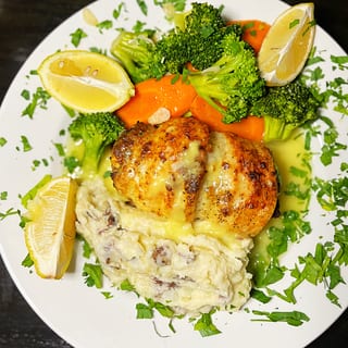 Over Stuffed Flounder